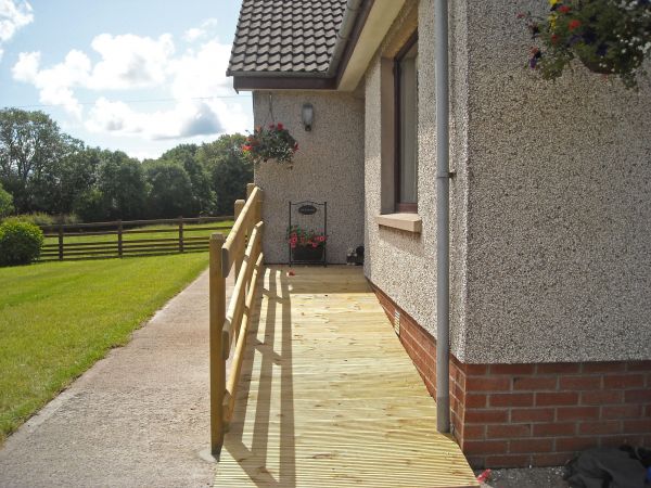 Hardwood Ramp Installation Service